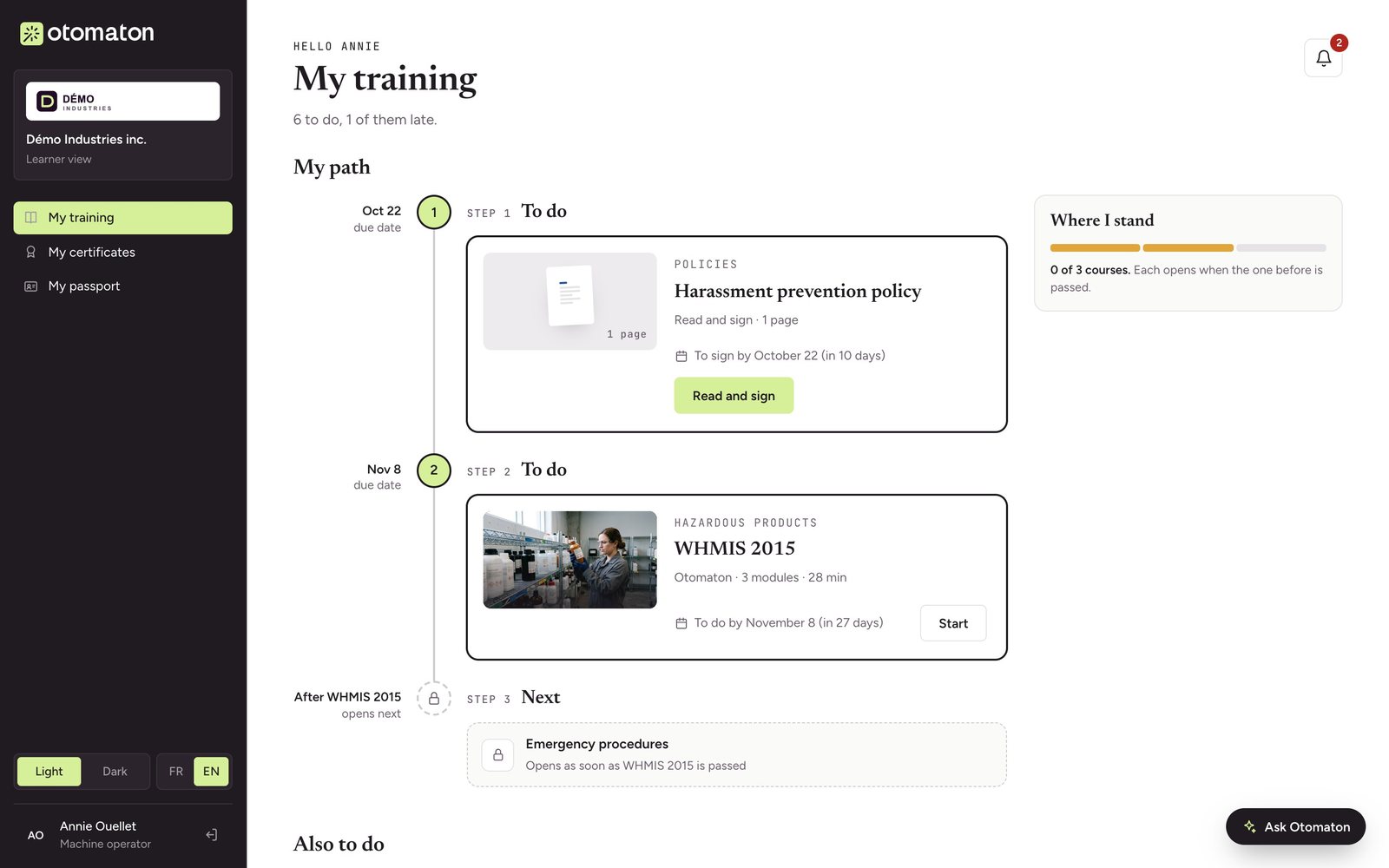 Automated onboarding